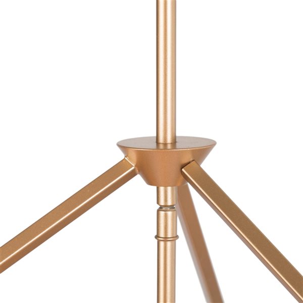 LNC Trend 6-Light Gold Modern/Contemporary Chandelier