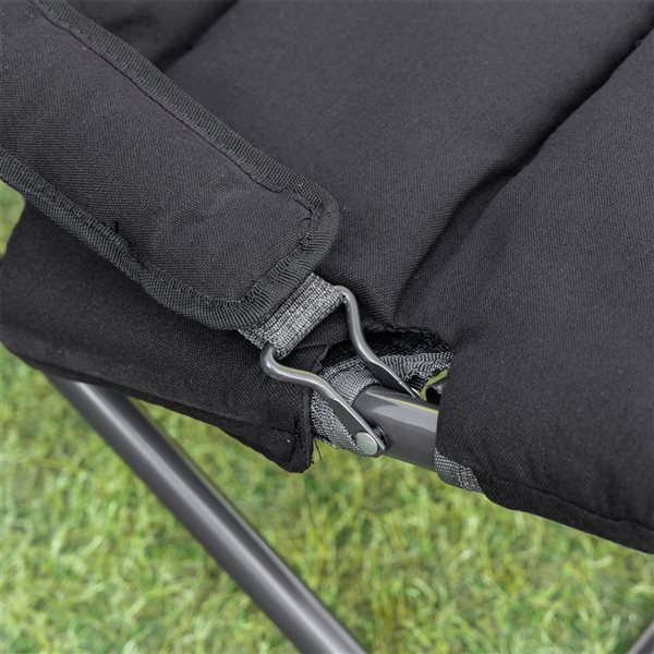 Outsunny Black Folding Camping Chair