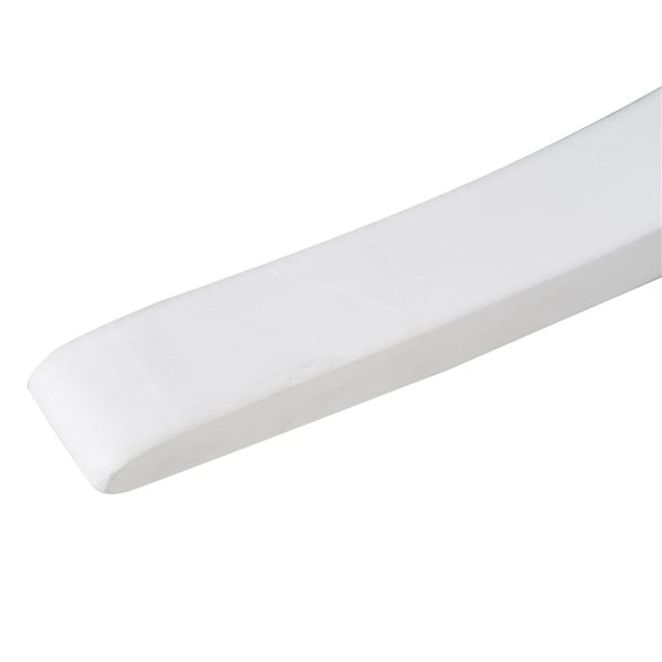 Outsunny White Wood Adirondack Rocking Chair with Slat Seat