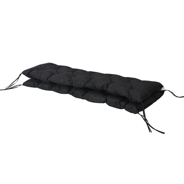 Outsunny Black Patio Bench Cushion