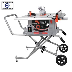 King Canada 10-in Jobsite Saw with Folding Stand