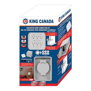 Ens. de connexion pour génératrice à domicile Power Force par King Canada