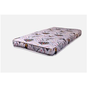 AJD Home 7.5-in Innerspring Youth Mattress (75-in x 39-in) - Crayon Pattern