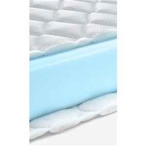 AJD Home 3-in CertiPUR-US® Certified Foam Mattress Topper Full (75-in x 54-in) - White