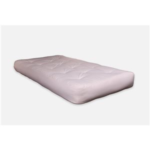 AJD Home 6-in Natural Double CertiPUR-US® Certified Foam Futon Twin, in Beige