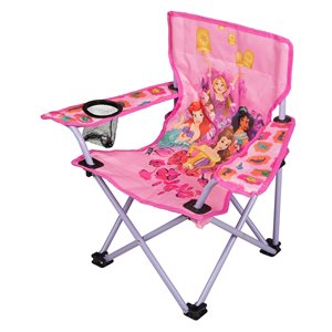Chaise pliante de camping pour enfant avec motif de princesse par Danawares