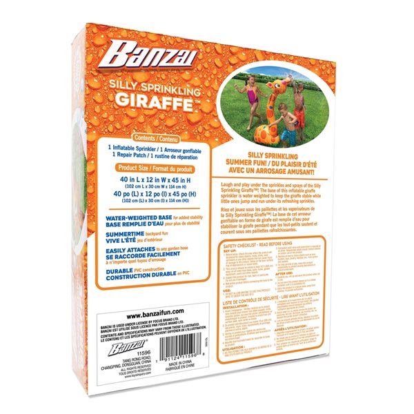 Banzai Silly Sprinkling Giraffe