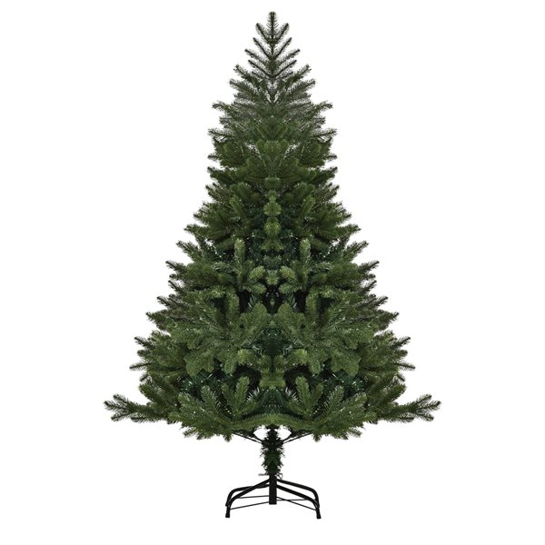 HOMCOM 5-ft Green Leg Base Full Rightside-Up Artificial Christmas Tree