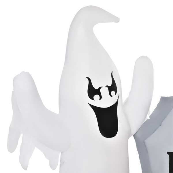 HomCom 4-ft x 6-ft Internal Light Ghosts Halloween Inflatable