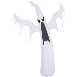 HomCom 6-ft x 4-ft Internal Light Ghost Halloween Inflatable