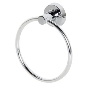 iH casadécor Chrome Wall Mount Towel Ring