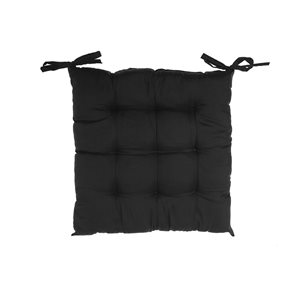 IH Casa Decor Black 18-in x 18-in Chair Cushions - Set of 2