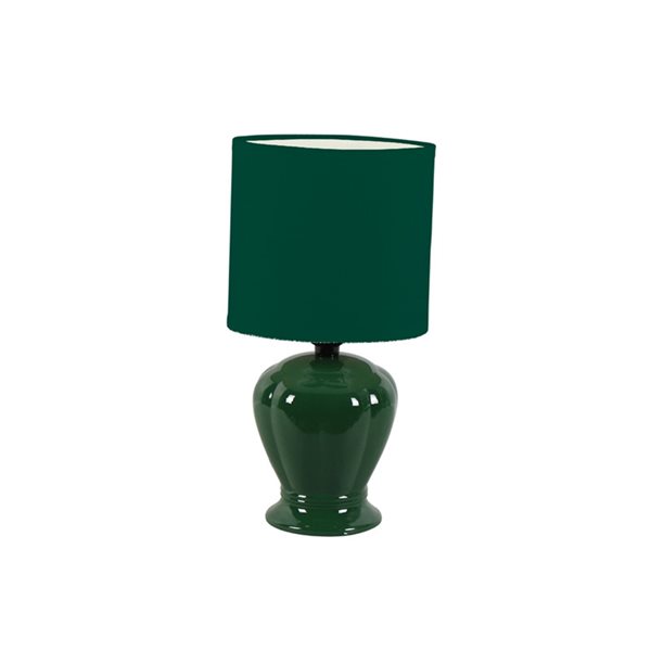 iH casadécor 12.6-in Emerald On/Off Switch Table Lamp
