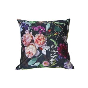 IH Casa Decor Multicolour 18-in x 18-in Square Outdoor Decorative Pillows (Floral) - Set of 2