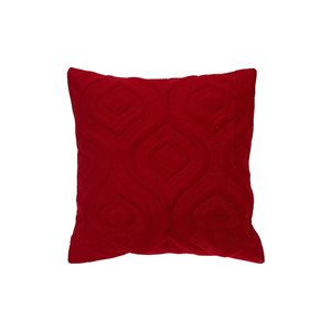 IH Casa Decor 18-in x 18-in Red Square Indoor Decorative Pillows - Set of 2