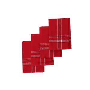 iH casadécor Red Napkins - Set of 4