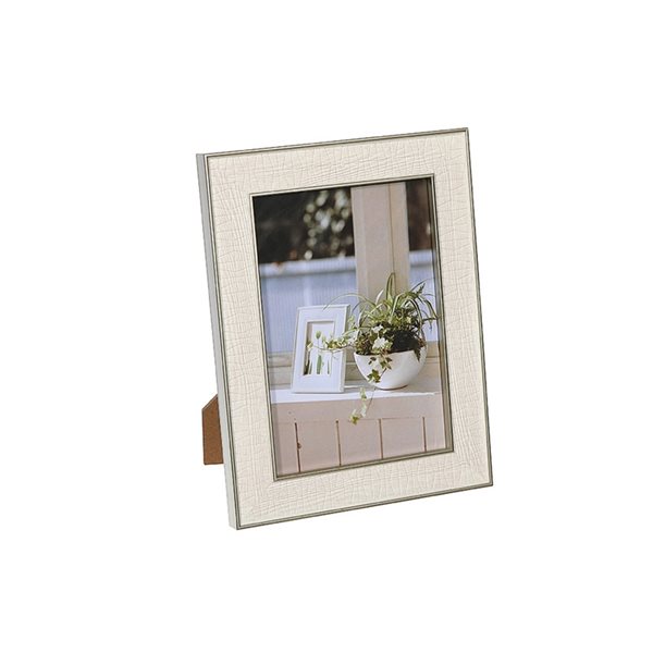 iH casadécor Arbor Ivory Picture Frame ( 5-in x 7-in ) - 2-Pack