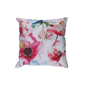 IH Casa Decor Pink 18-in x 18-in Square Outdoor Decorative Pillows (Anna) - Set of 2