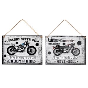 iH casadécor 15.75-in H x 17.75-in W Metal Wall Sign - Set of 2