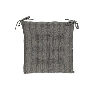IH Casa Decor Taupe 18-in x 18-in Striped Chair Cushions - Set of 2