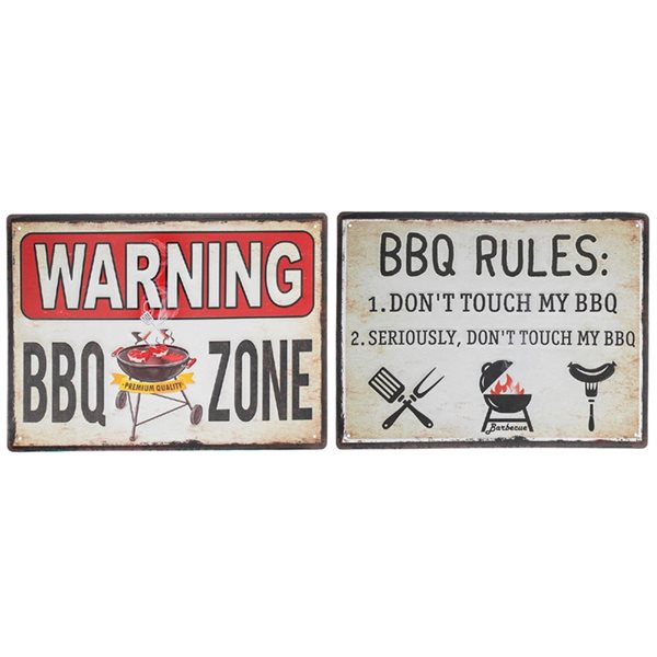 IH Casa Decor 11.8-in H x 15.75-in W Metal Wall Sign - Set of 2