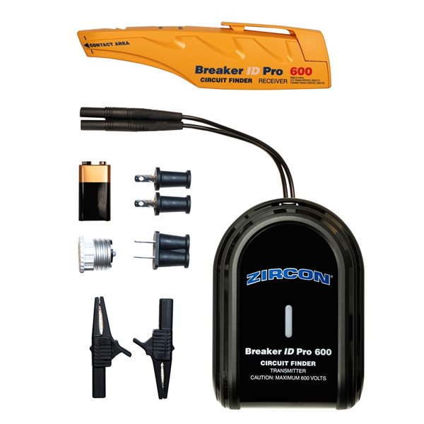 Trousse d'identification de disjoncteur Pro  600 V par Zircon