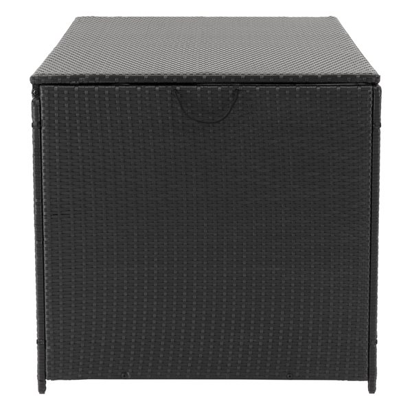 Coffre de rangement extérieur Parksville par CorLiving en plastique noir 59 po x 33 po de 1018 L
