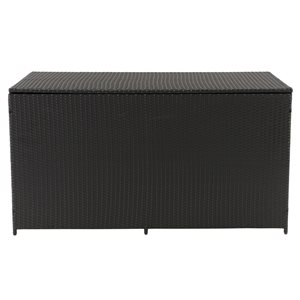 CorLiving Parksville 59-in x 33-in 1018-L Black Plastic Deck Box