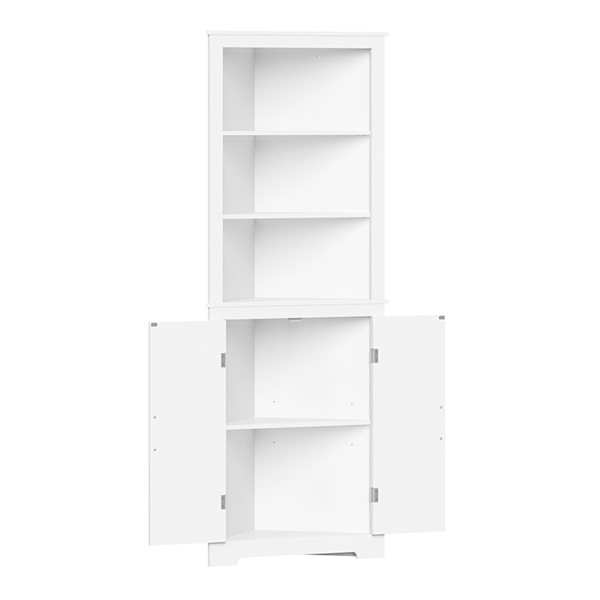 RiverRidge Home Monroe 24.69-in W x 63.81-in H x 12.5-in D White