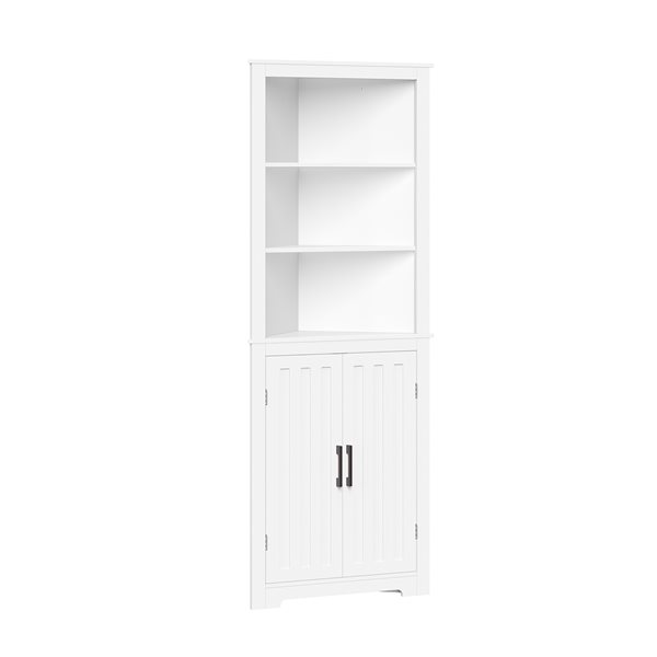 RiverRidge Home Monroe 24.69-in W x 63.81-in H x 12.5-in D White