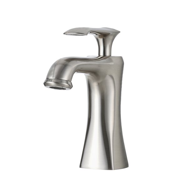 Dornberg Brushed Nickel 1-Handle Single Hole Bathroom Sink Faucet