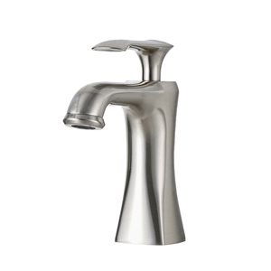 Dornberg Brushed Nickel 1-Handle Single Hole Bathroom Sink Faucet