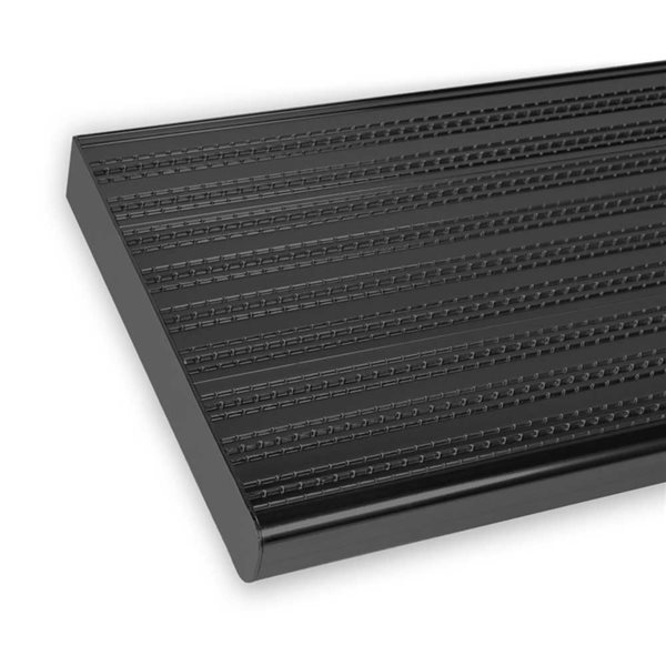 Pylex Collection 10 Black 48-in x 9 3/4-in Stair Tread