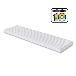 Pylex Collection 10 White 48-in x 9 3/4-in Stair Tread