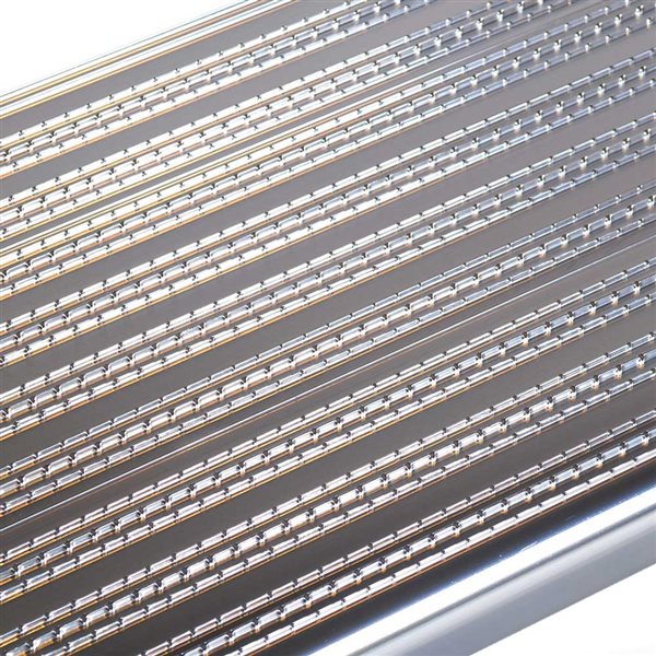 Pylex Collection 10 Silver 42-in x 9 3/4-in Stair Tread