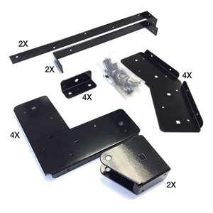 Pylex Black Steel Swing Hardware Kit