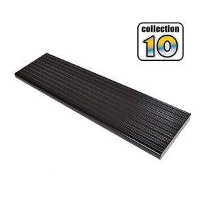 Marche d'escalier Collection 10 par Pylex noire de 42 po x 9 3/4 po