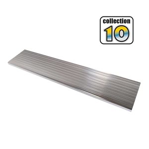 Pylex Collection 10 Silver 48-in x 9 3/4-in Stair Tread