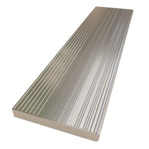 Pylex Collection 11 Silver 60-in x 11-in Stair Tread