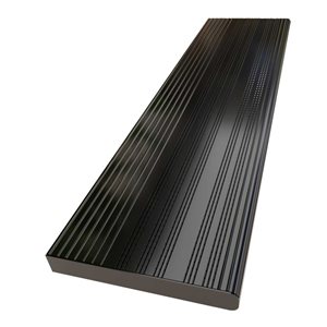 Pylex Collection 11 Black 60-in x 11-in Stair Tread