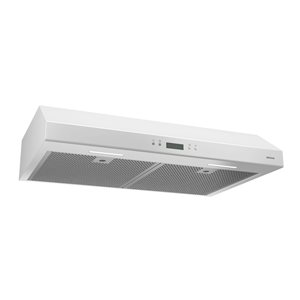 Hotte Broan Glacier 30 po, puissance maximale du ventilateur de 450 pi³/min