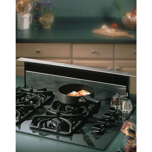 Broan Elite 36-Inch Downdraft Range Hood, 600 Max Blower CFM, Stainless Steel