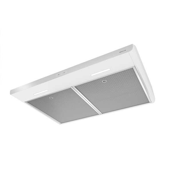 Broan Glacier 30-Inch Convertible Under-Cabinet Range Hood, 450 Max Blower CFM