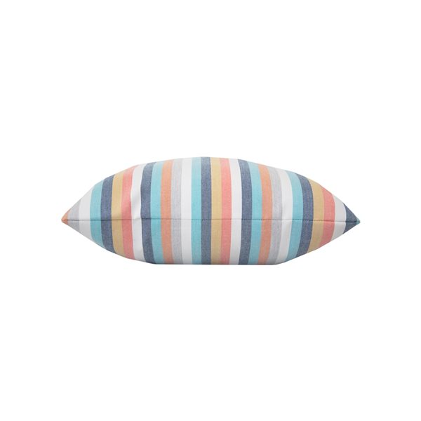 Coussin décoratif Bozanto carré multicolore de 20 po x 20 po