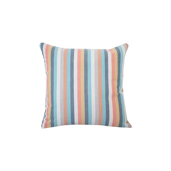 Coussin décoratif Bozanto carré multicolore de 20 po x 20 po