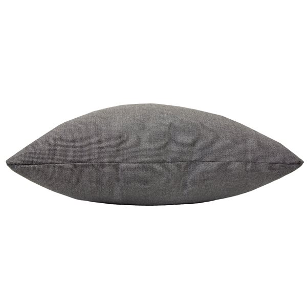 Coussin décoratif Bozanto carré gris de 20 po x 20 po