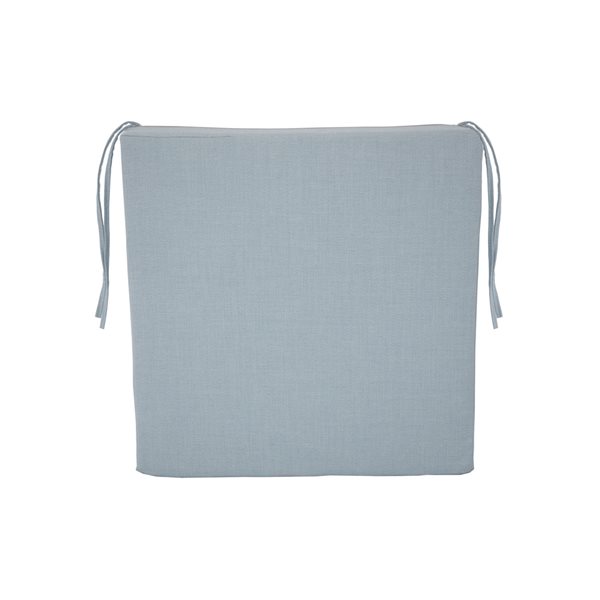 Coussin de chaise Bliss en tissu Sunbrella bleu pâle par Bozanto Inc