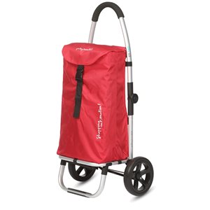 Chariot de magasinage Go Two Compact rouge cerise pliable par Playmarket
