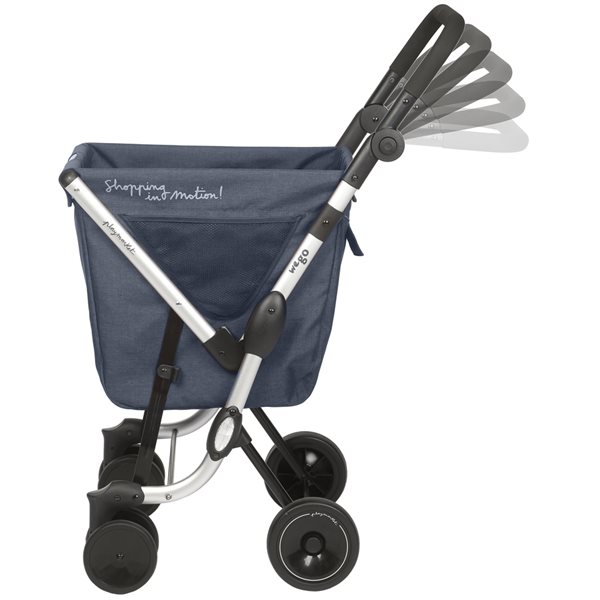Playmarket We Go Jeans Foldable Shopping Cart with Removable Bag