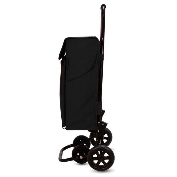 Playmarket Forzudo Duett Black 4-Wheel Shopping Cart